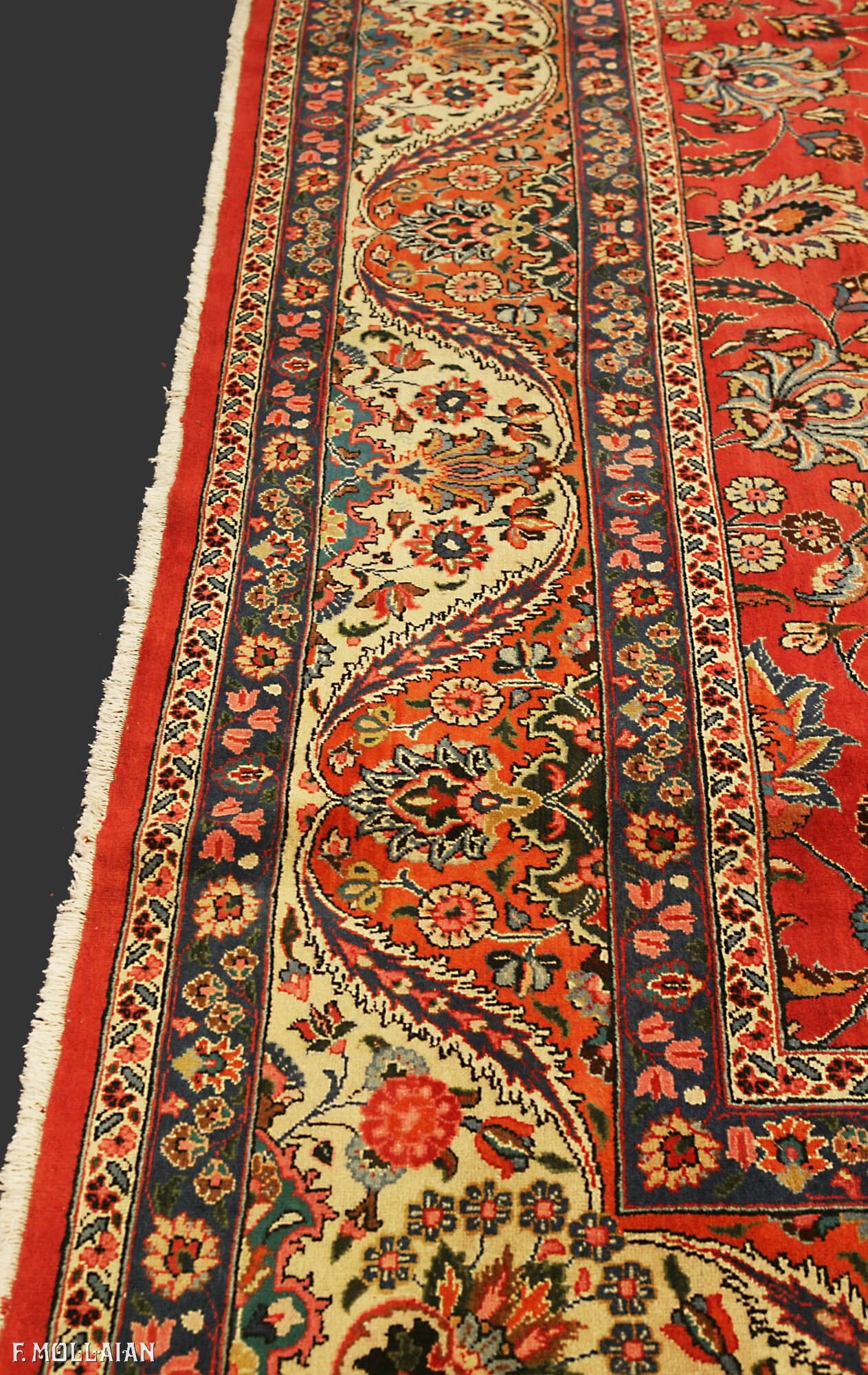 Persian Mashad Carpet Signed Amoghli (500x650 cm)